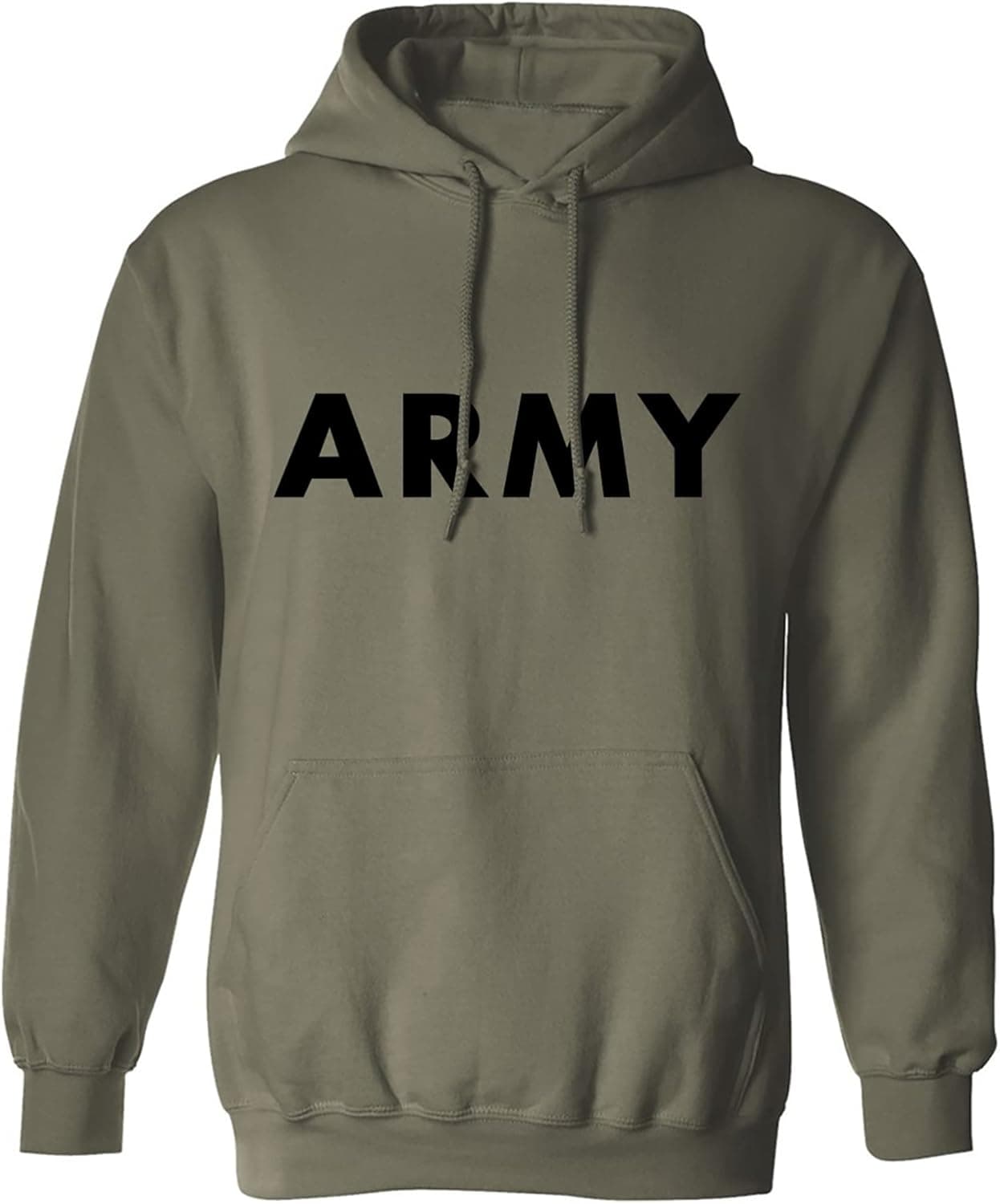zerogravitee ARMY Hooded Sweatshirt in Military Green