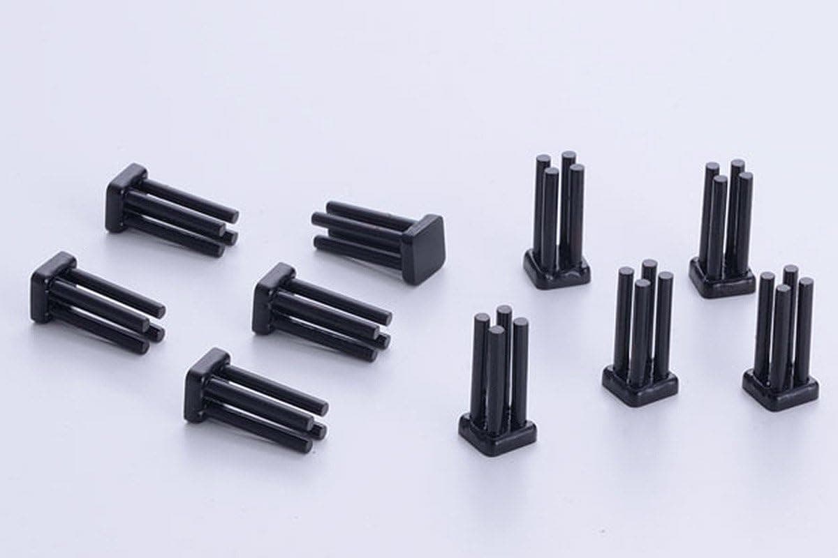 Enzotech Mosfet Passive Heat Sink, 6.5 x 6.5 x 12 mm, Black, 10-Pack