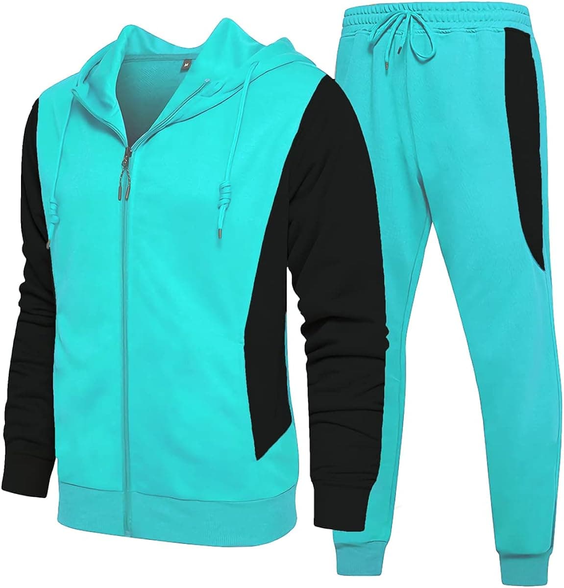 DEAREBA Men's Casual Sweatsuits Sets, Jogging Suits Sets, Track Suits Men Set, Sports Pullover Hoodie Set