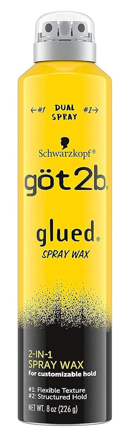 Got 2B Glued Spray Wax 2-In-1 8 Ounce (Pack of 2)