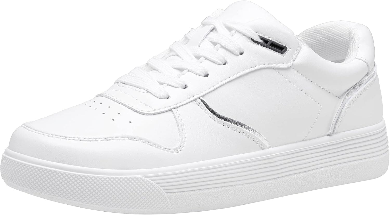Vepose Women's 8001 Fashion Sneakers 丨 Arch Support Lace-up Casual Sneakers+Tennis Walking Dress Shoes for Lady