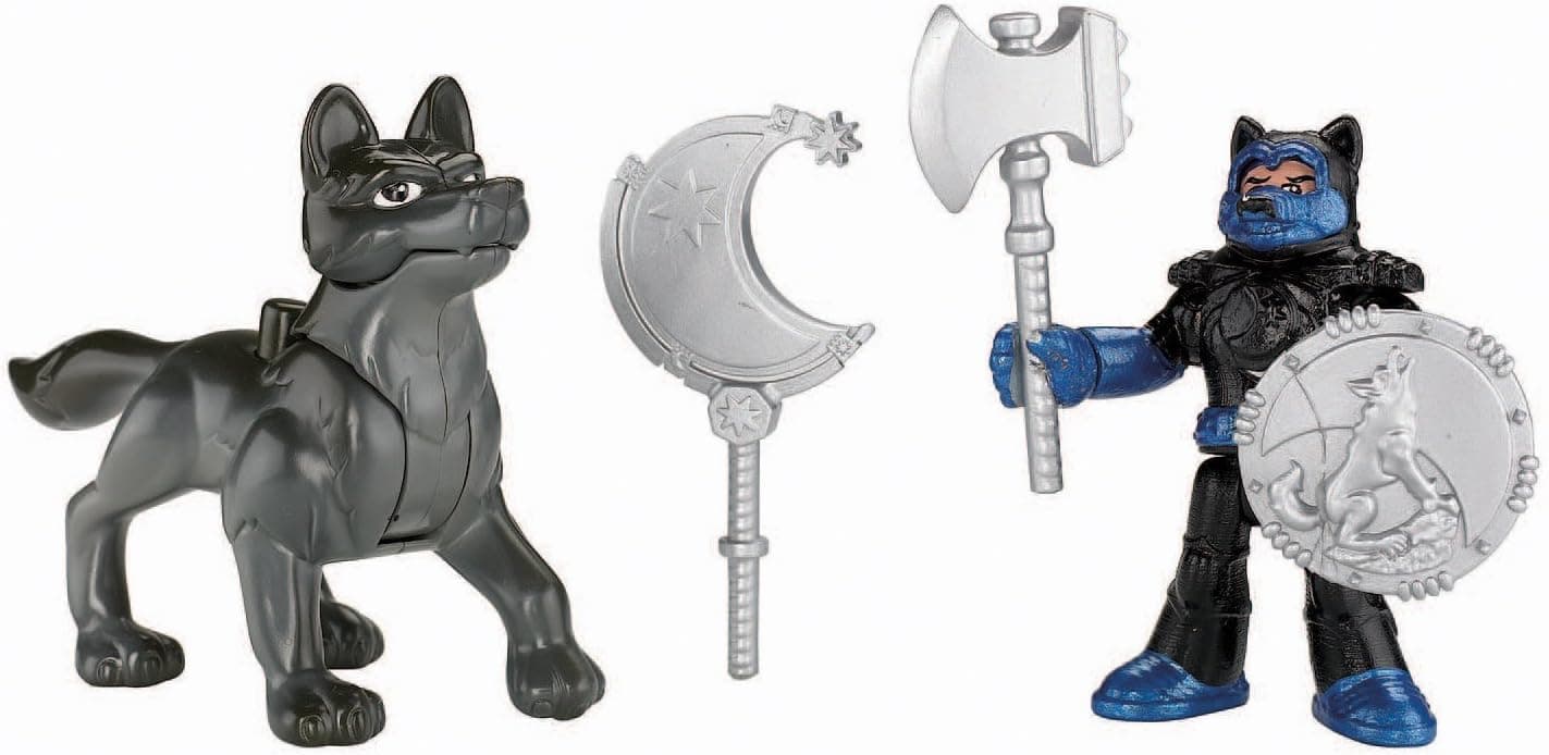 Fisher-Price Imaginext Eagle Talon Castle Knight and Wolf