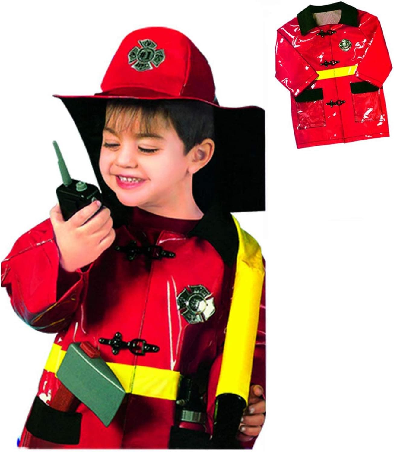GradPlaza Children Fireman Dress up Set Costume One Size