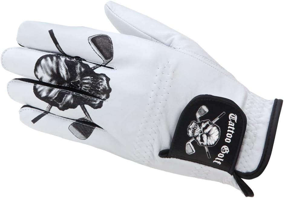 Tattoo Golf Men's Golf Glove - White