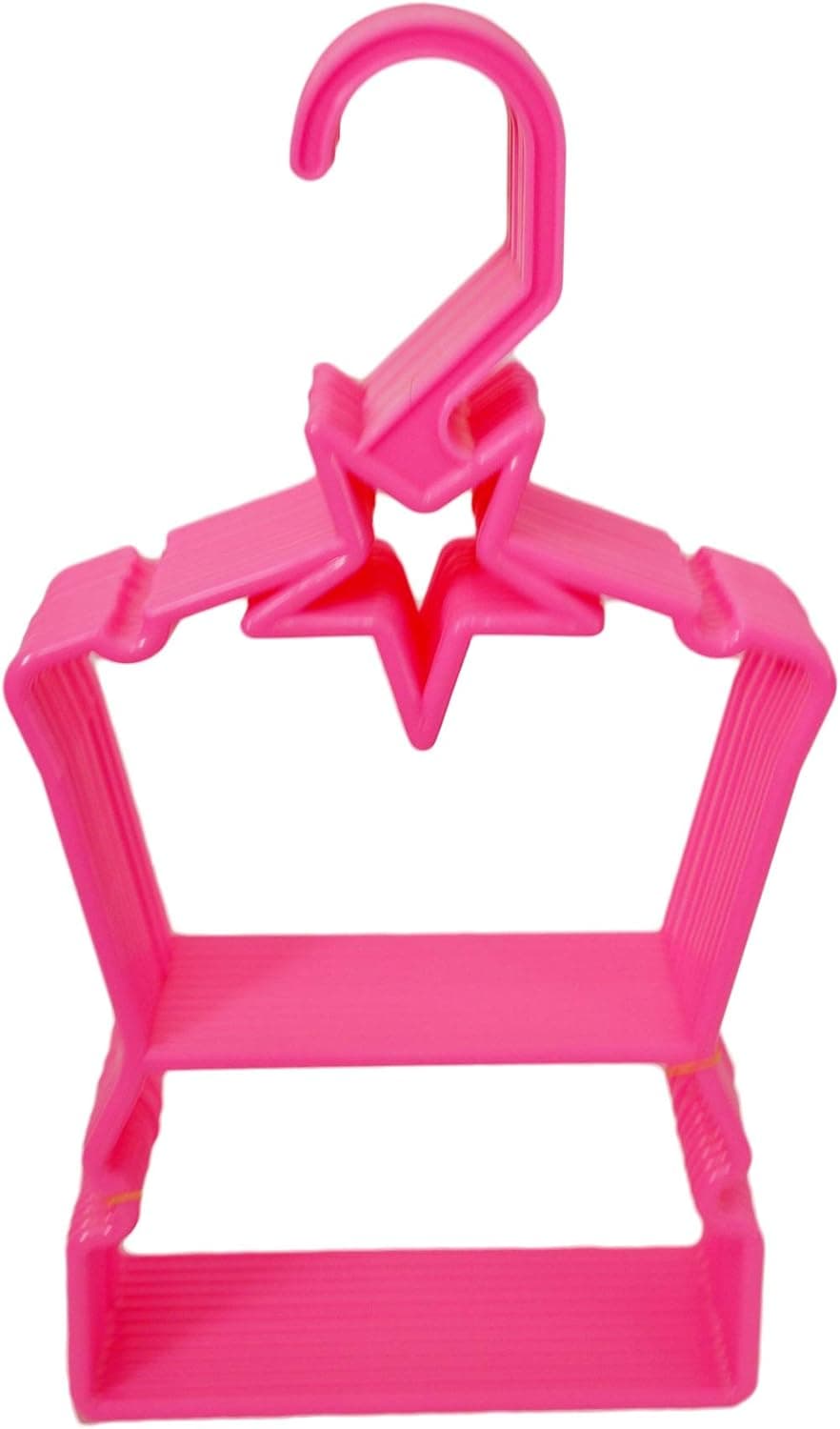 Brittany's My Pink Star Hangers Compatible with American 18 Inch Girl Dolls- Hangs Both Tops and Bottoms- 18 Inch Doll Clothes Hangers