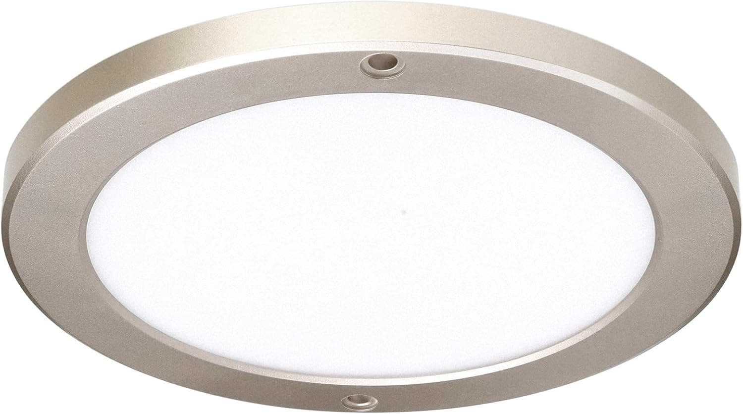 Youtob LED Flush Mount Ceiling Light, 15W 100 Watt Equivalent, 1200lm Brushed Round Lighting Fixture for Closets, Kitchens, Stairwells, Basements, Bedrooms, Washrooms