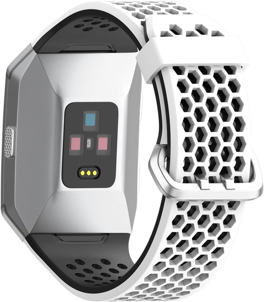 NotoCity Compatible Fitbit Ionic Replacement Watch Band,Sport Strap Soft Silicon Watch Bands For Fitbit Ionic Smartwatch Wristband Men Women