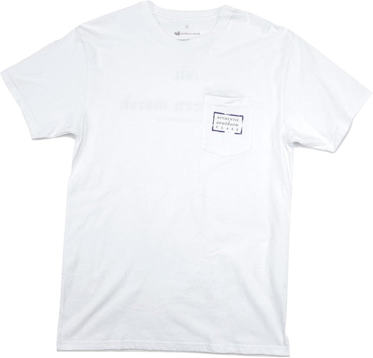 Southern Marsh, Authentic Collegiate Tee, White with Purple, XX-Large