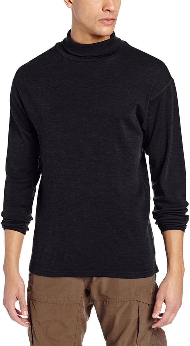 Minus33 Merino Wool 712 Kinsman Men’s Midweight Turtleneck - No Itch Renewable Fabric
