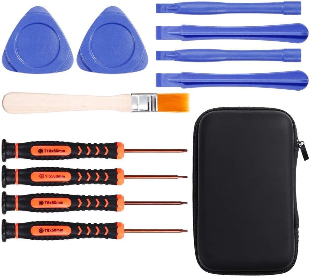 Vastar T6 T8 T10 Xbox One Screwdriver Set, 13 in 1 Xbox Repair Kit for Xbox One Xbox 360 Controller and PS3 PS4 Controller with Cross Screwdriver 1.5