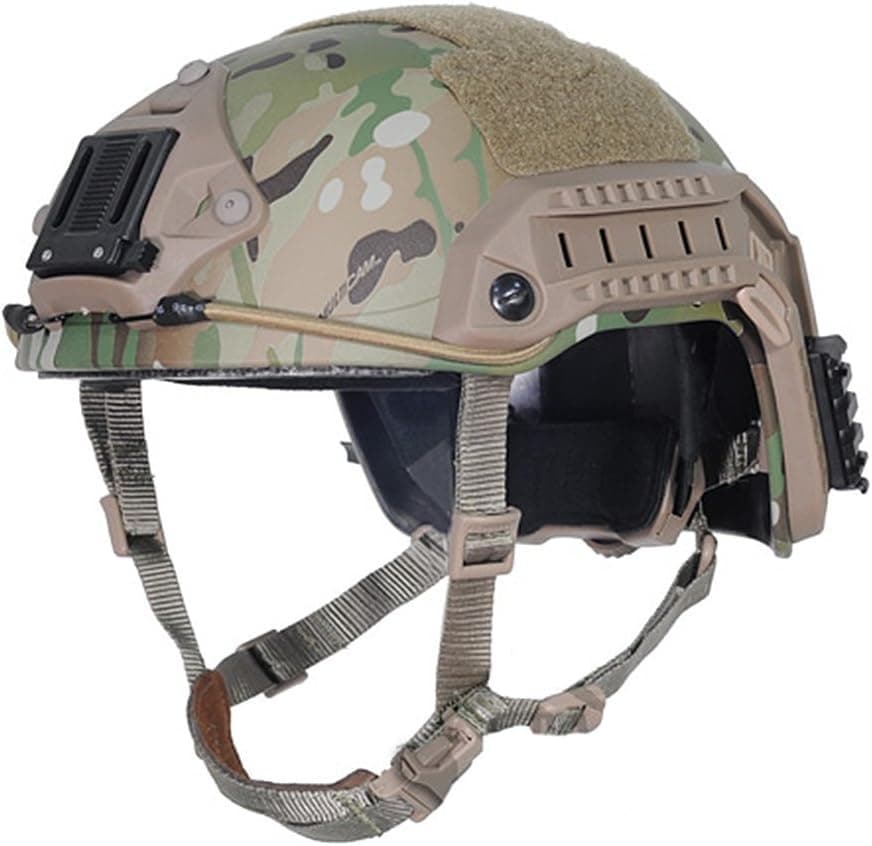 H World Shopping Tactical Adjustable ABS Maritime Helmet Multicam MC, Two Sizes (M/L, L/XL) for Military Airsoft Paintball Hunting Shooting