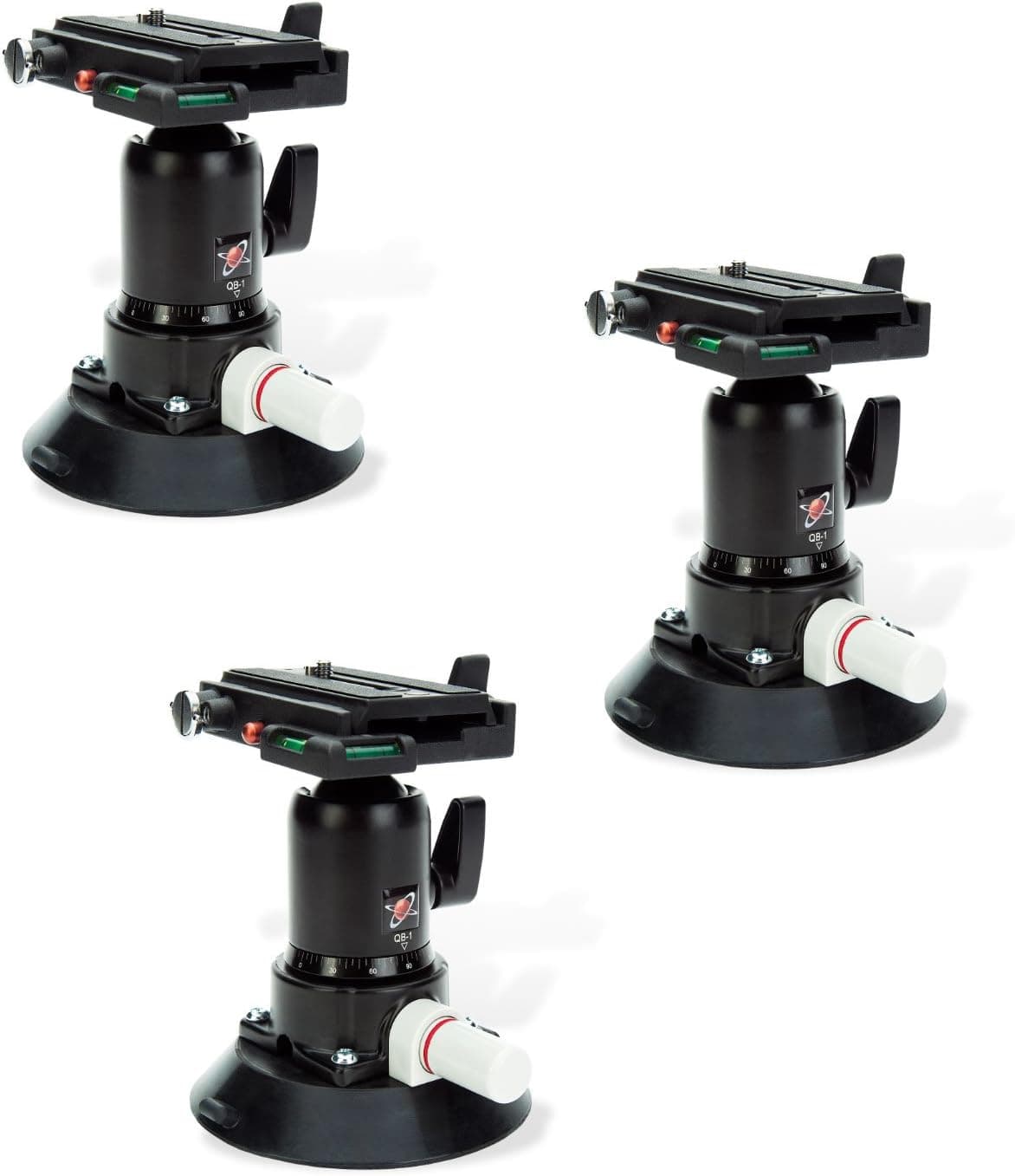 Digital Juice Suction Mount Series Ball Head 3 Pak Bundle