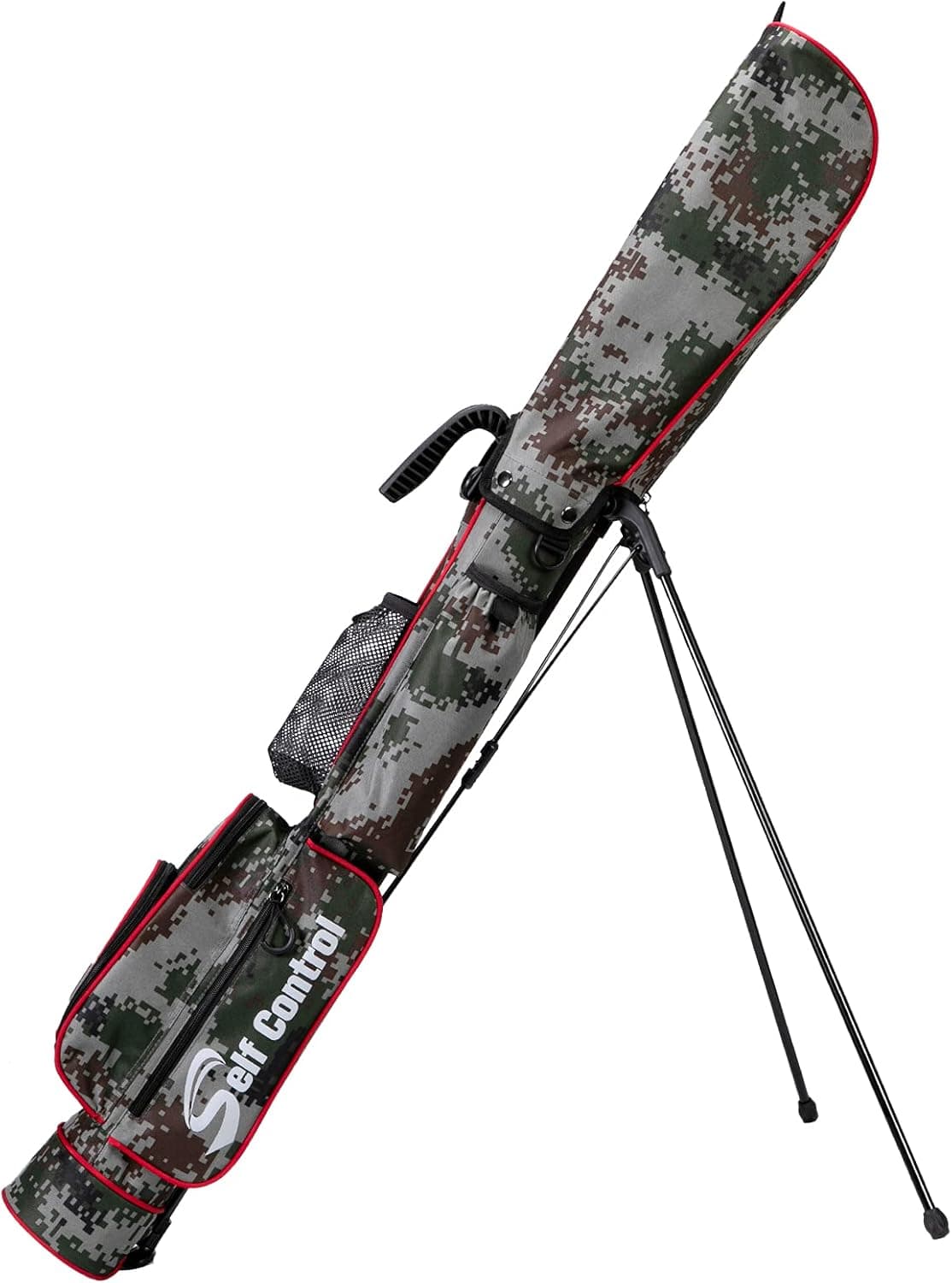 Self Control Lightweight Golf Bag with Stand & Strap, Easy to Carry Golf Club Bags, Durable Pitch and Putty Stand Bag