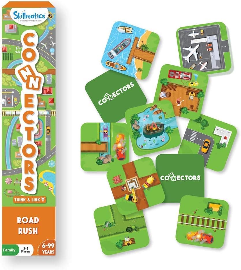 Skillmatics Educational Game - Connectors Road Rush, Fun Learning Game of Connections, Strategy & Matching, Ages 6 and Up