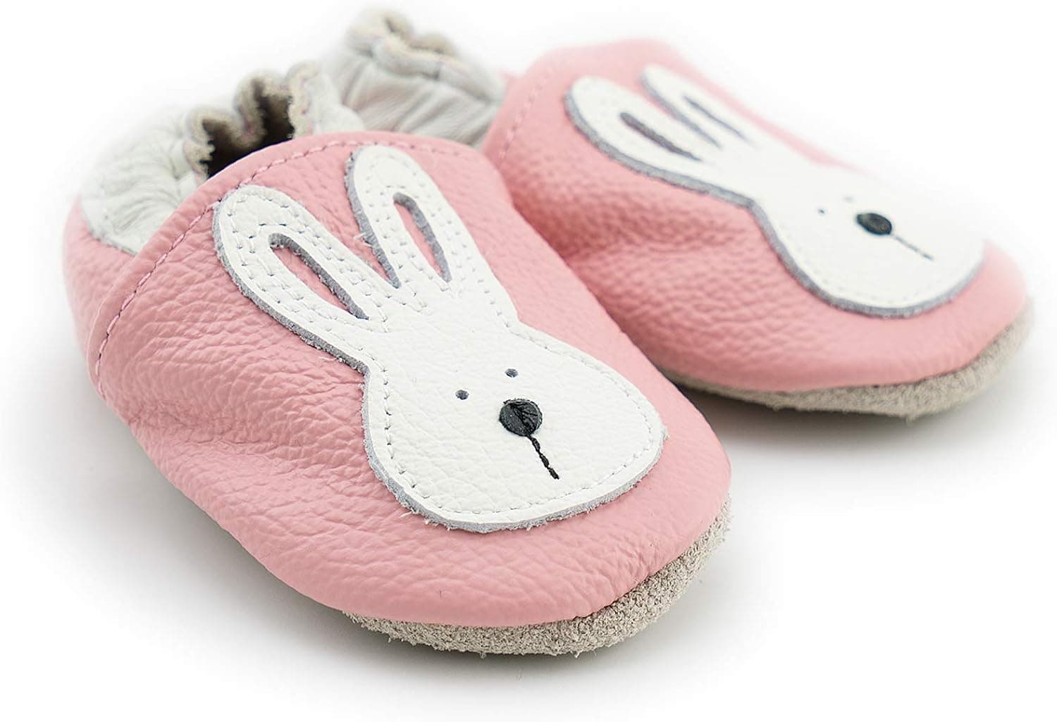 CoCoCute Baby Moccasins - Soft Genuine Leather Sole Baby Shoes and Toddler Moccasins for Boys and Girls