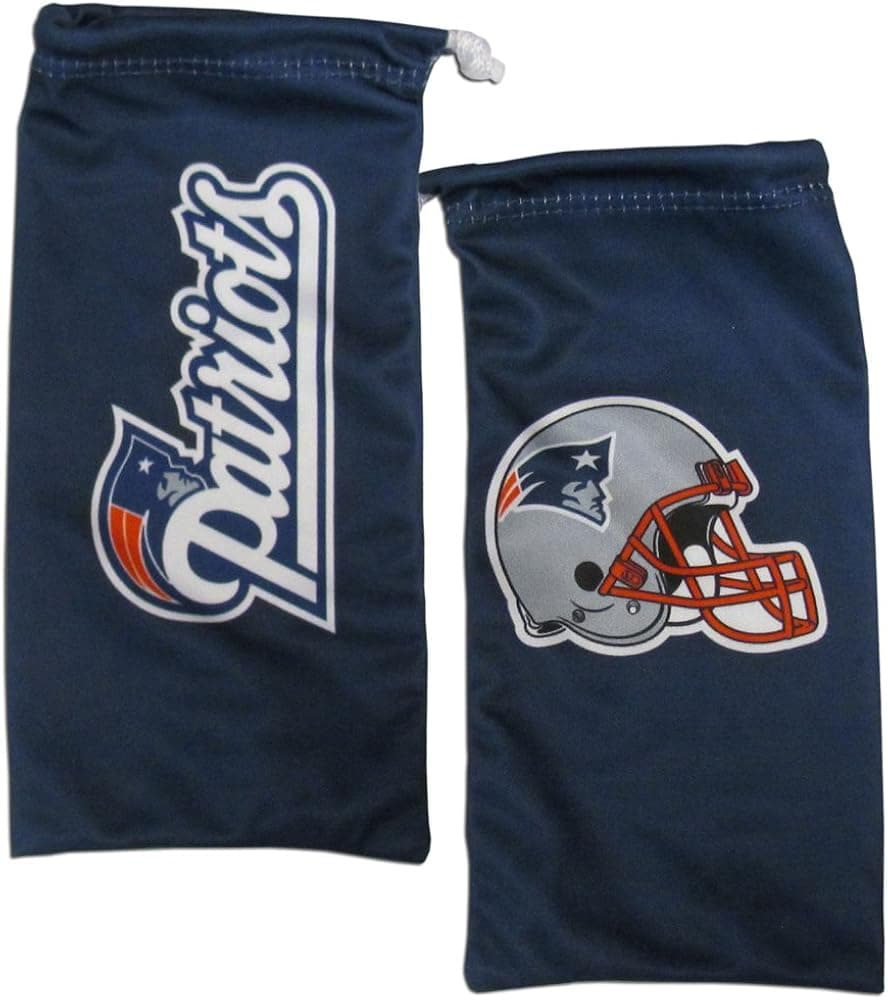 NFL New England Patriots Microfiber Glasses Bag
