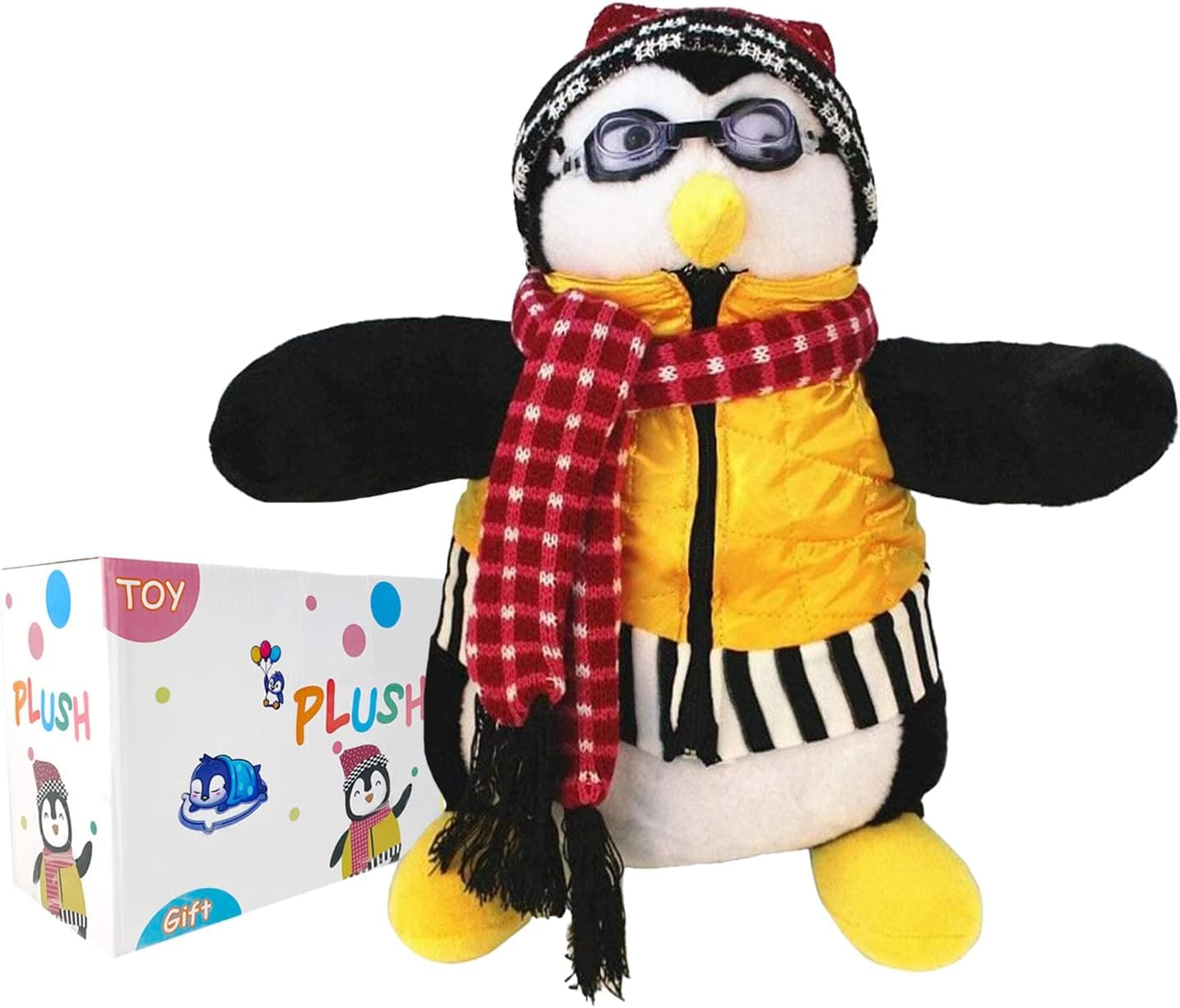 YCZTXSJT Penguin Hugsy Stuffed Plush, TV Penguin Joey's Friends HUGSY Plush Penguin Rachel Stuffed Doll Toy for Kids Birthday Gift