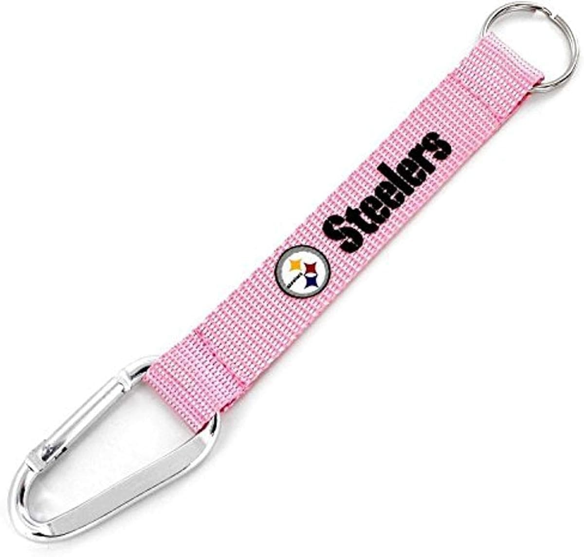aminco NFL unisex-adult Nfl Carabiner Lanyard Keychain