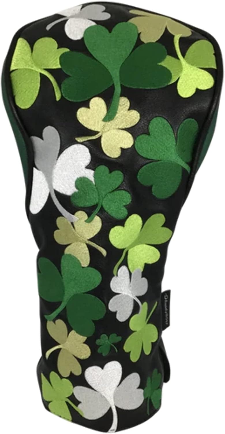 ReadyGOLF Shamrocks All-Over Embroidered Driver Headcover