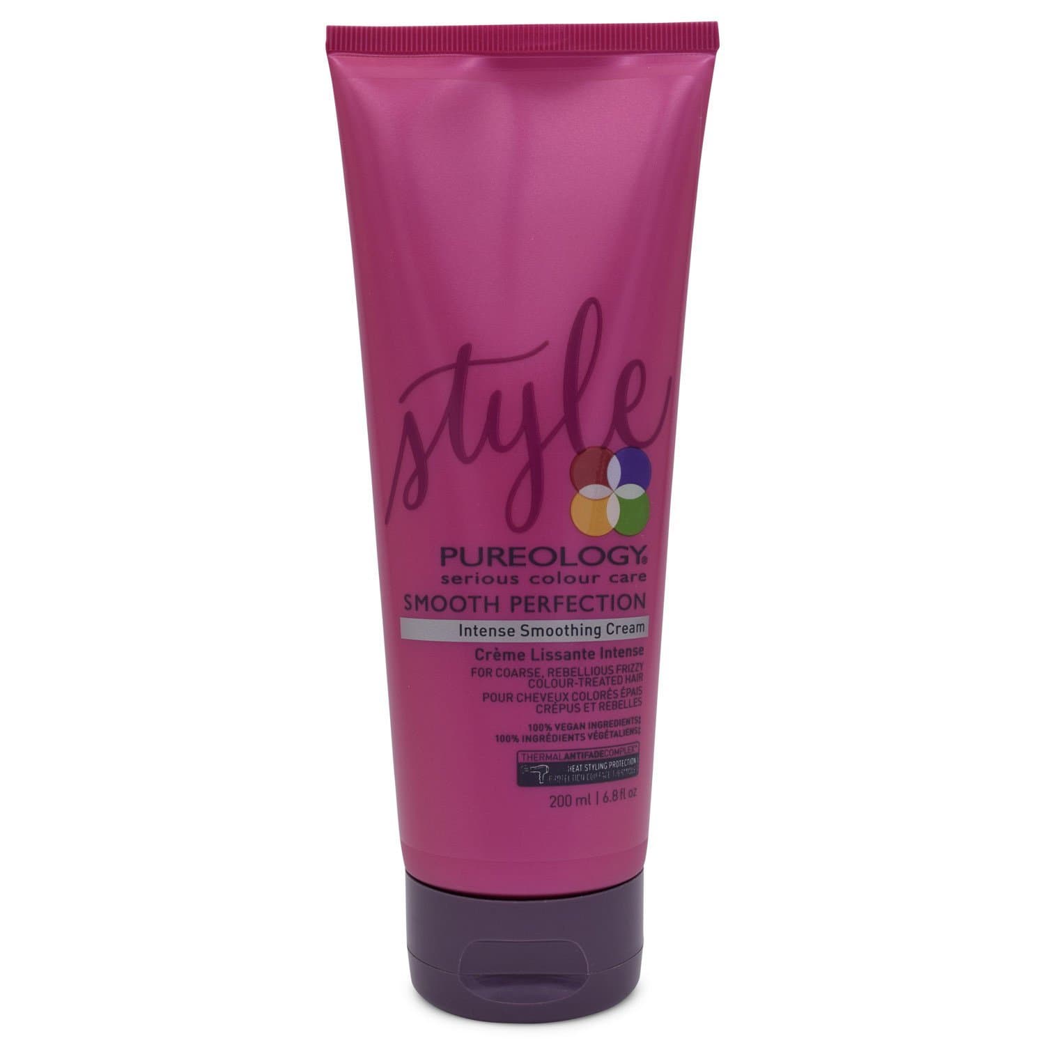 Pureology Smooth Perfection Intense Smoothing Cream , Anti-Frizz Control , For Coarse Hair , 6.8 Fl Oz