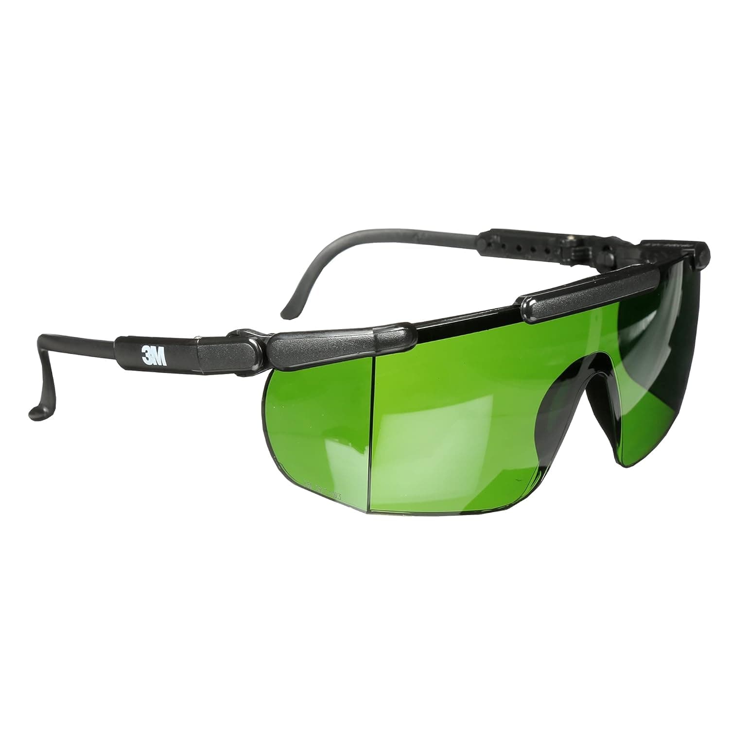 3M Safety Glasses, Nassau, ANSI Z87, Anti-Fog Anti-Scratch Shade 3.0 IR Lens, Black Frame, Side Shields, Adjustable Lens Angle and Temple Lengths