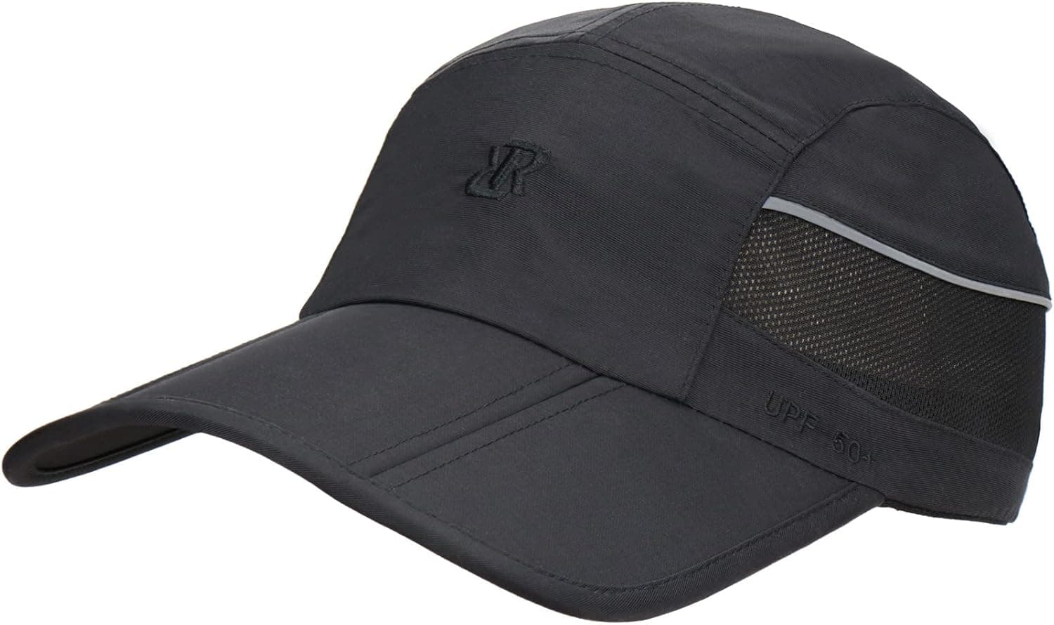 RRvane Folding UPF50+ Sun Protection Hat, Quick Dry Baseball Cap Unstructured Outdoor Sports hat Fit 22"~24-3/8" for Unisex