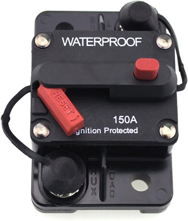 Iztoss 150 Amp Circuit Breaker with Manual Reset