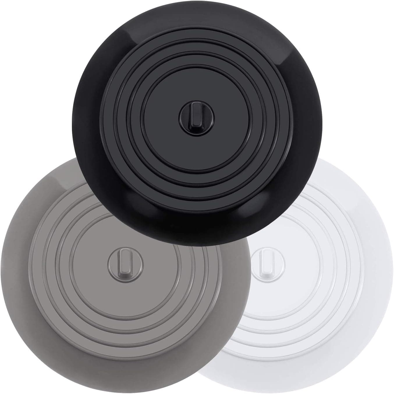 BEADNOVA Bath Tub Drain Plug Bathtub Drain Stopper Bath Tub Plug Bath Drain Cover Bathtub Drain Cover Shower Stopper Shower Plug for Bath (6 Inches, 3 Pack, Mix Color)