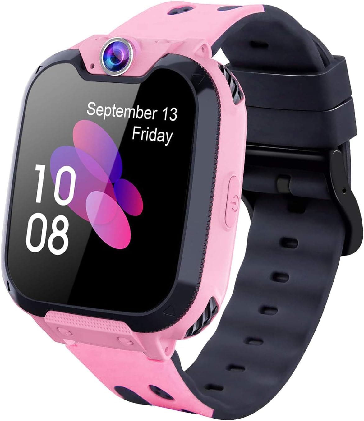 GOOWJUER Kids Smart Watch for Boys Girls - HD Touch Screen Sports Smart Watch for 4-12 Years Kids Watches with Camera 16 Learning Games Recorder Alarm Music Player for Children Teen Students (Pink)