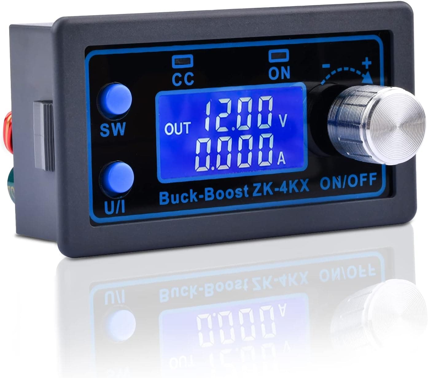 Diymore DC DC Buck Boost Converter Variable Voltage Regulator CC CV 0.5-30V 4A 5V 6V 12V 24V 35W Power Module Adjustable Voltage Regulated Laboratory Power Supply LCD Display