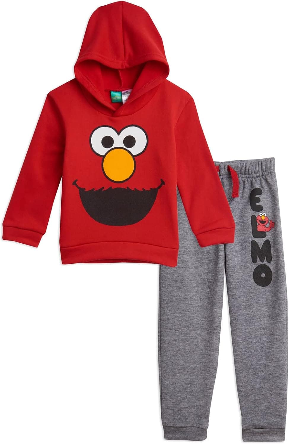 Sesame Street Elmo Hoodie and Pants Set Red/Grey