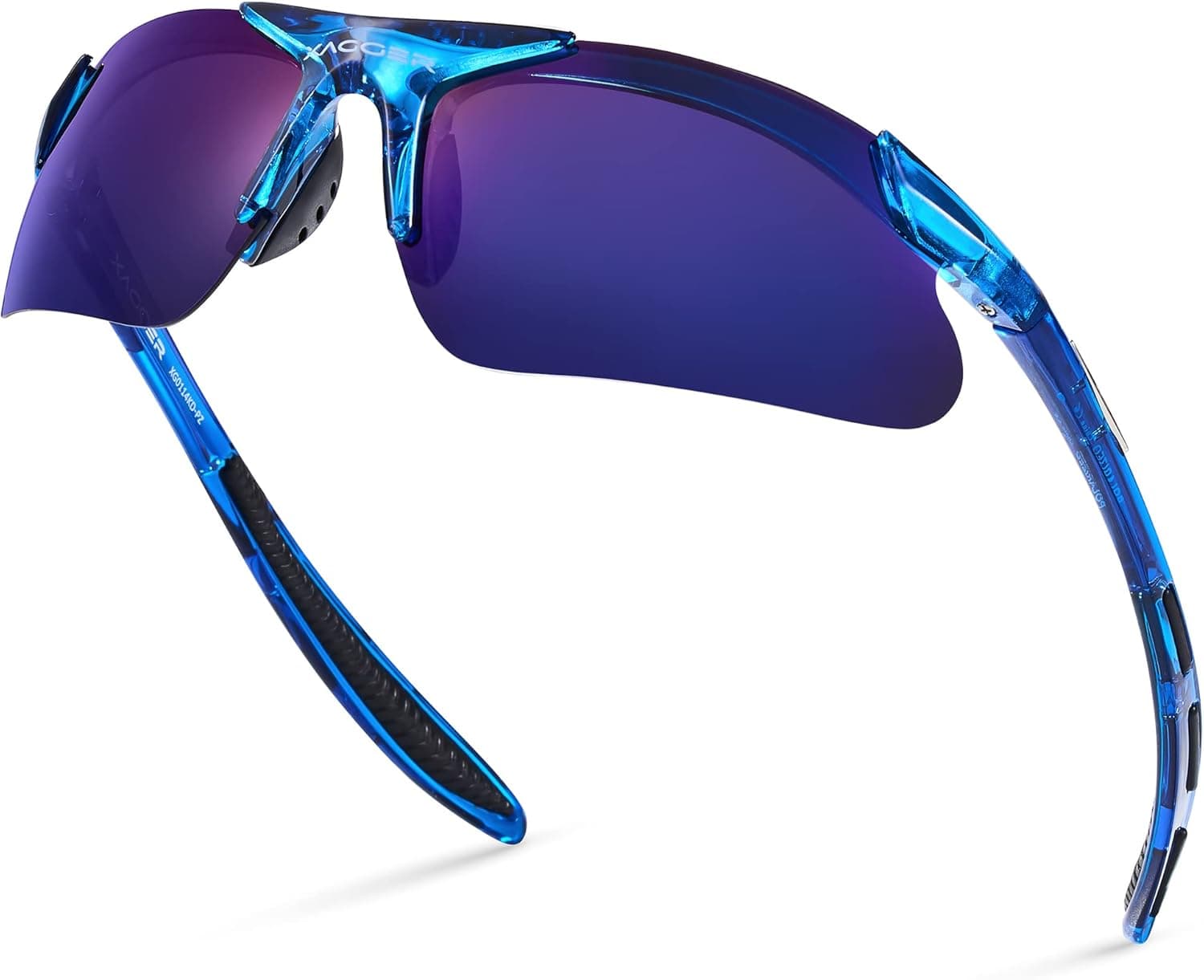 Xagger Youth Polarized Sports Sunglasses for Boys Girls Age 8-14 Kids Teens Baseball Softball TR90 Frame Glasses