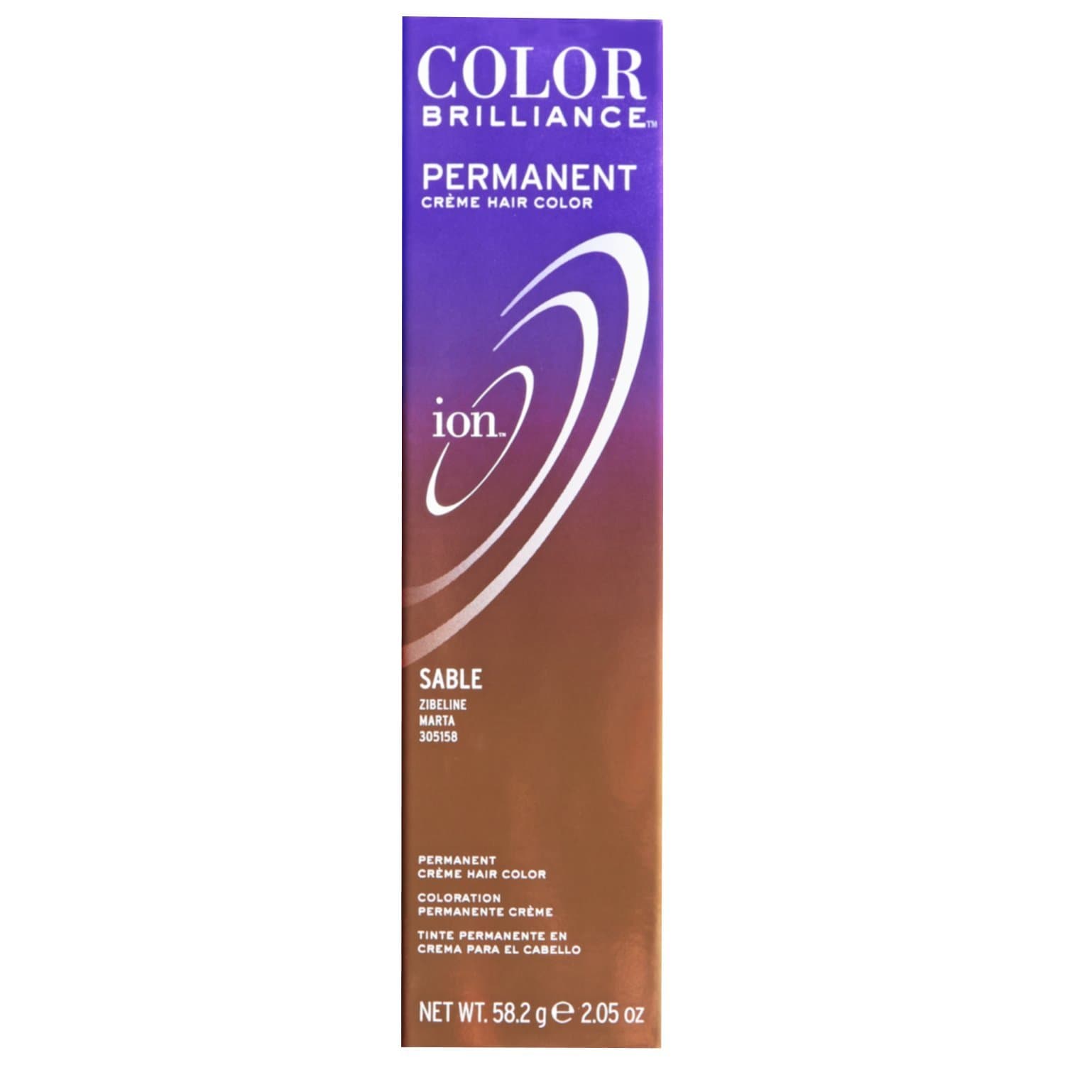 Ion color Brilliance Master Colorist Series Permanent Creme Hair Color Sable