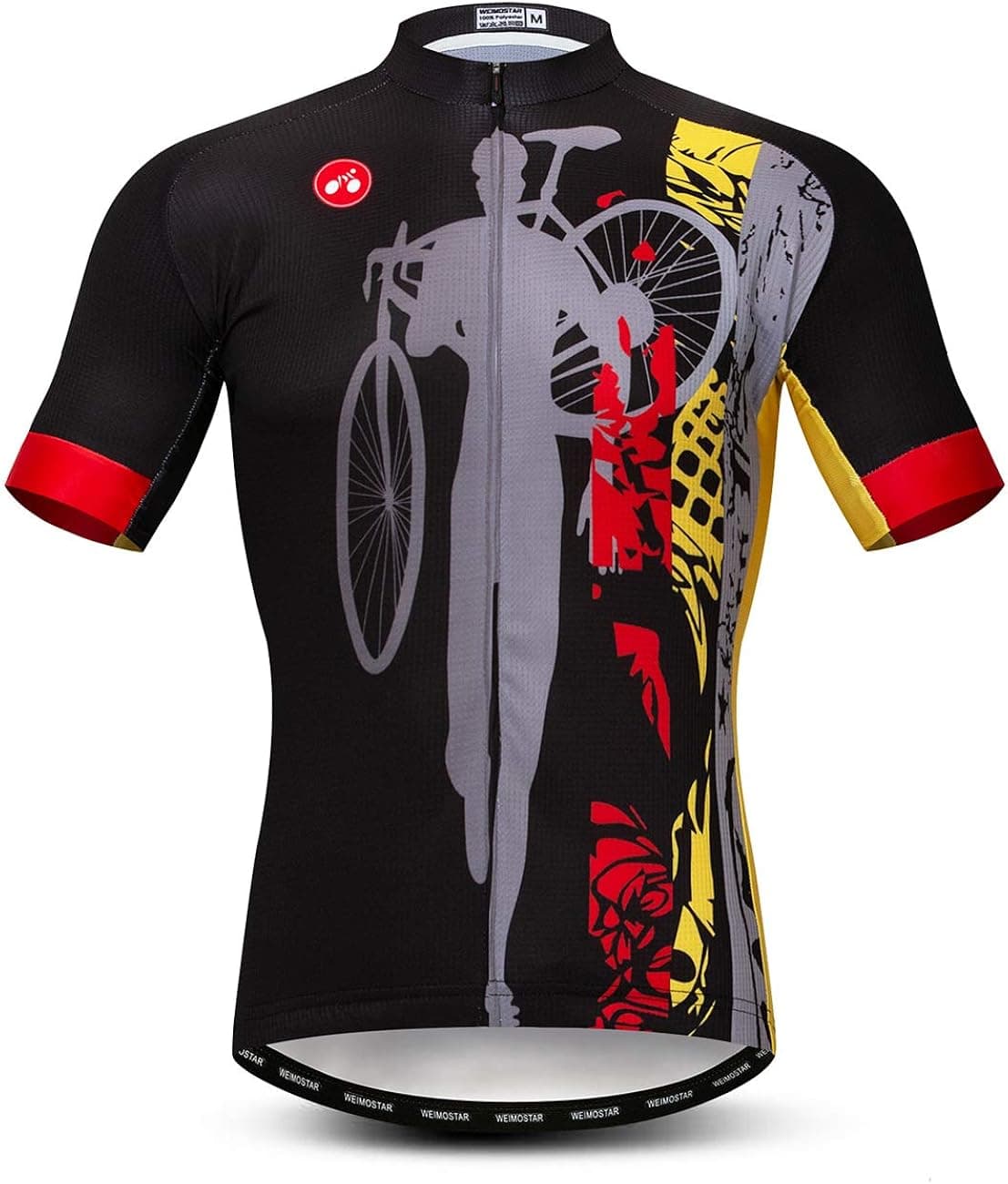 Cycling Jerseys Men,Mountain Bike Jersey Summer Short Sleeve Breathable Bicycle Tops Riding Bike Shirts Quick Dry