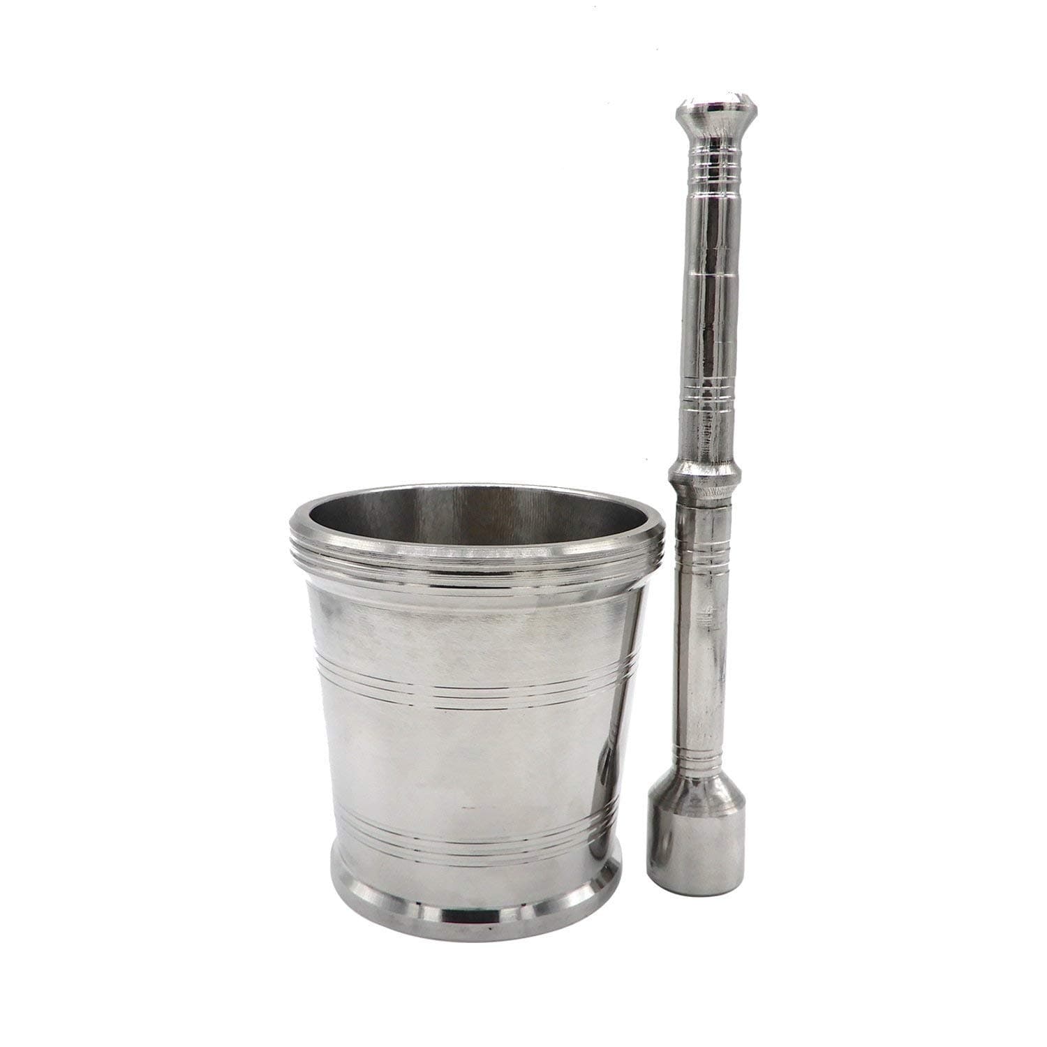 Tanish Trading Stainless Steel Mortar and Pestle | Spice Grinder | Molcajete