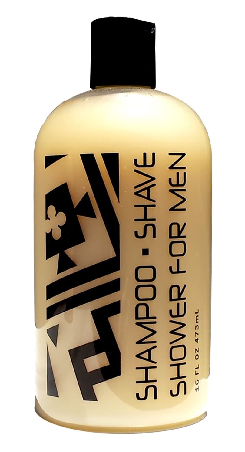 Greenwich Bay FOR MEN SHAMPOO, SHOWER GEL and SHAVING SOAP 3 in 1 Masculine Scent Body Care,16 Oz.