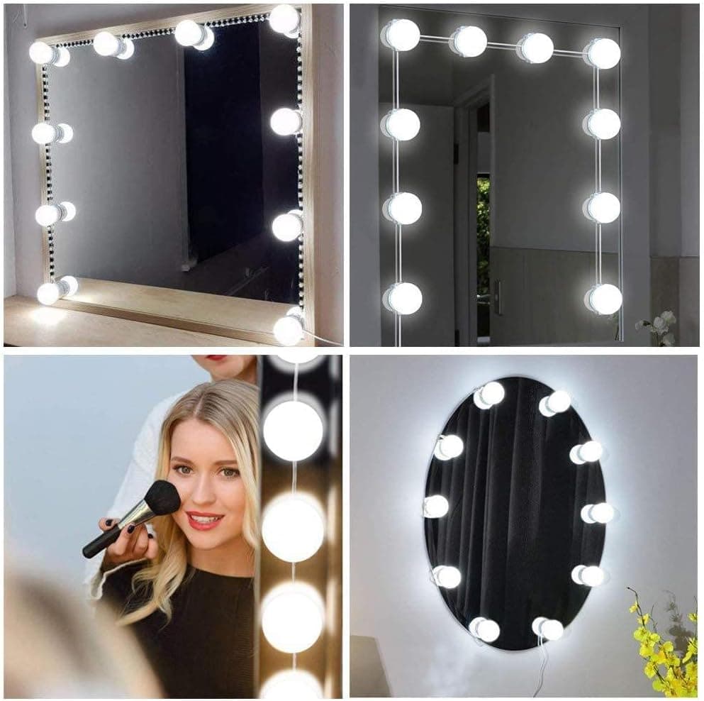LED Vanity Mirror Light, 15.7in Wireless Rechargeable Closet Light Motion Sensor, Warm White 3000K, Built-in Magnetic Stick-on Anywhere for Under Counter, Wardrobe, Kitchen, Hallway, Stairs, Bedroom