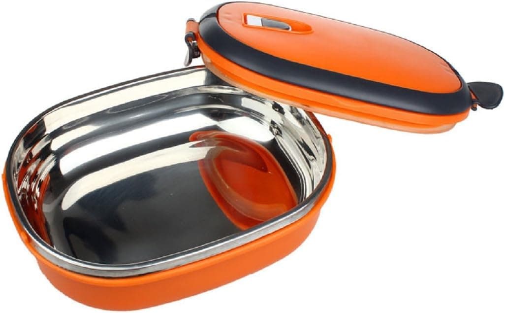 AutumnFall Fashion Stainless Steel Insulation Lunch Bento Box Food Container Bag