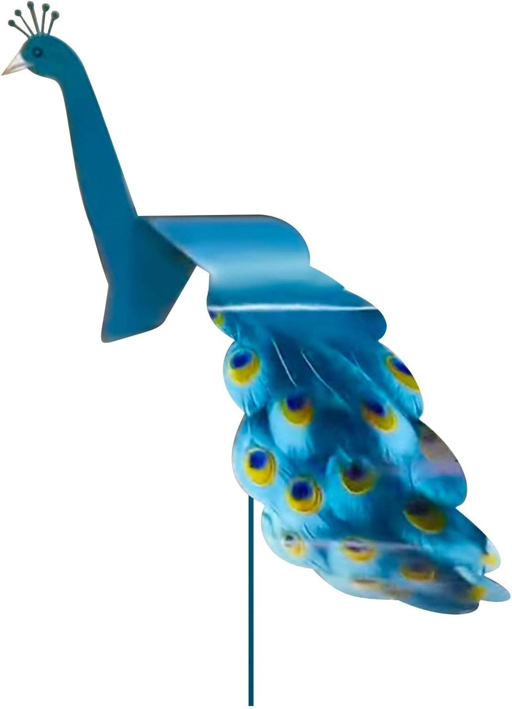 ERTG Swirl Bird Garden Decoration - Whimsical and Dynamic Bird That Spins with The Slight Garden Breeze, Flamingo Wind Chimes,for Home Patio Backyard Party Decor, for Valentine's Day (40CM, 1)