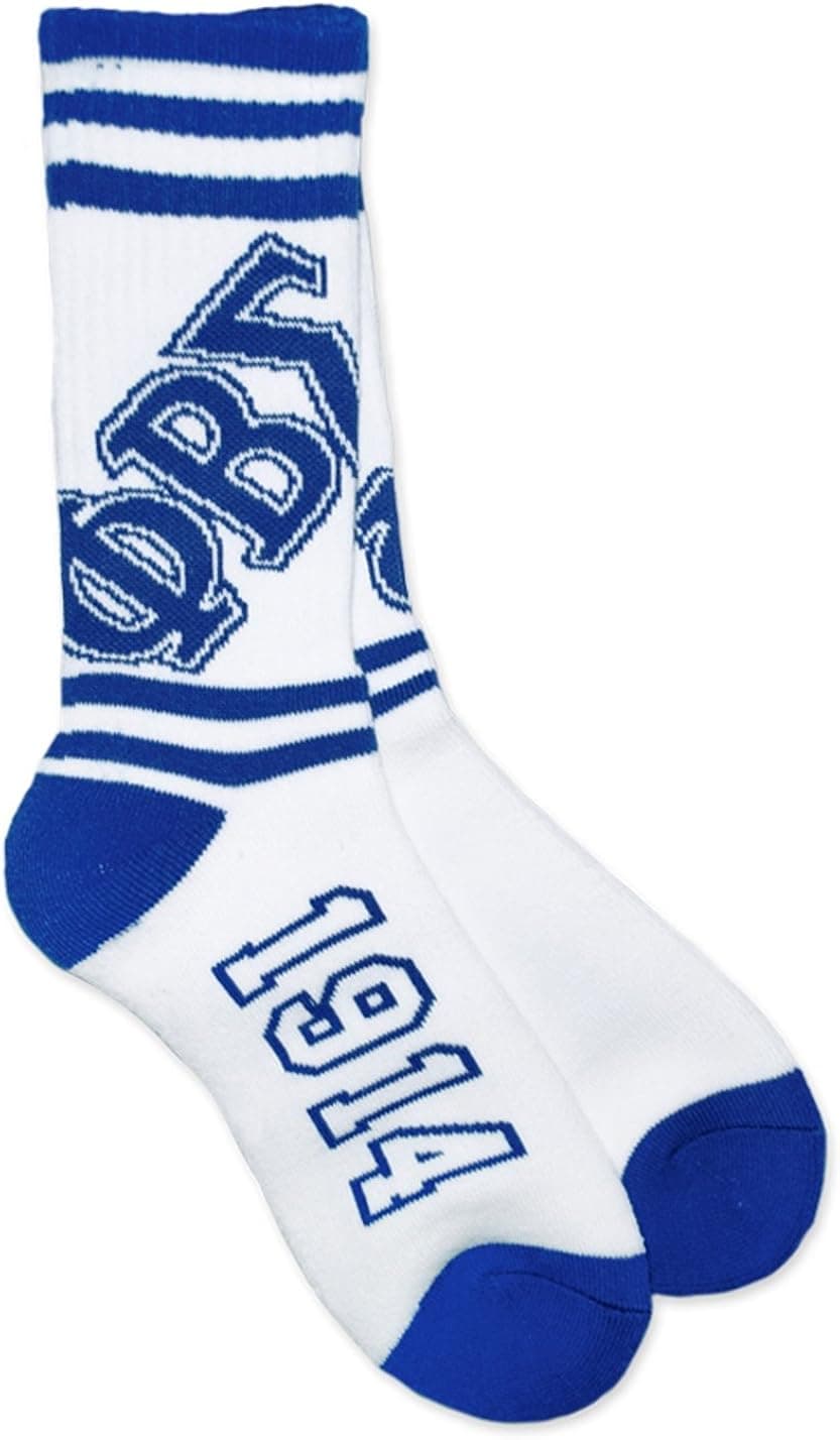 Phi Beta Sigma Fraternity Mens New Athletic Socks
