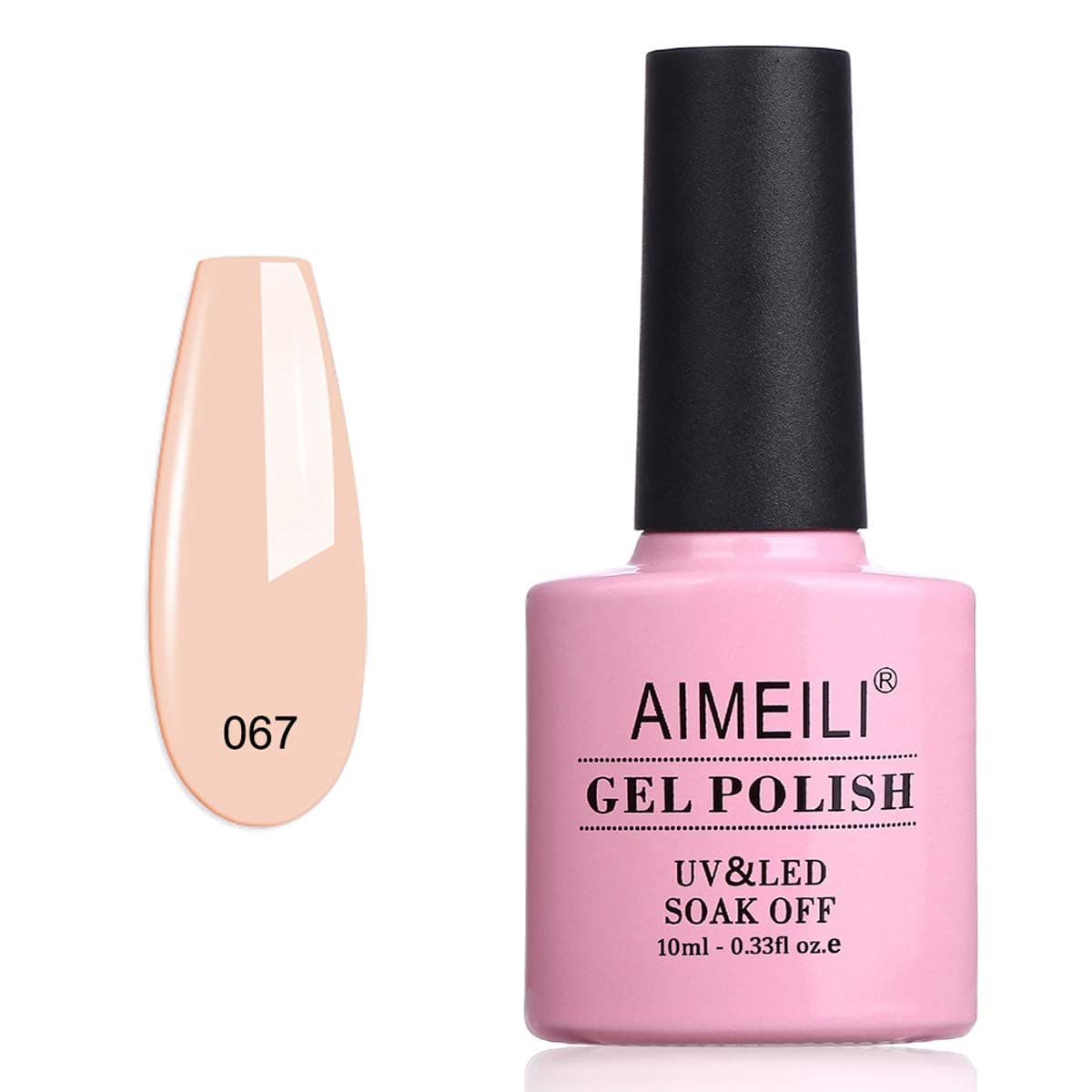 AIMEILI Soak Off U V LED Gel Nail Polish Neon Glow in The Dark Range - (067) 10ml