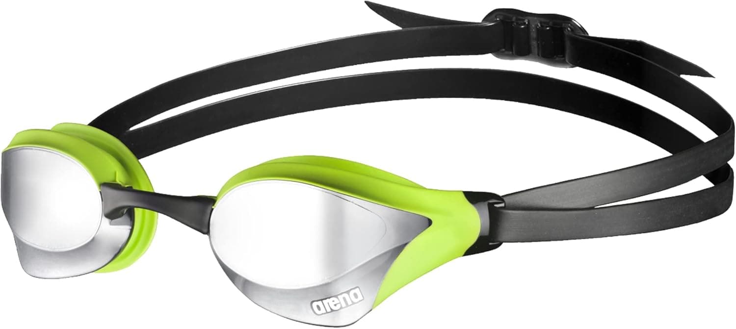 Arena Unisex Cobra Core Racing and Training Swim Goggles for Men and Women Swipe Anti-Fog or Standard Polycarbonate Lens
