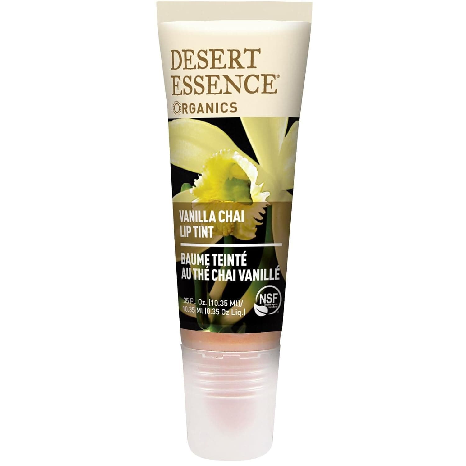 Desert Essence Lip Rescue Lip Tint, Vanilla Chai, 3 Count
