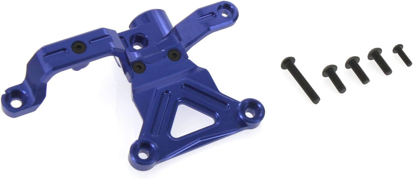 Atomik Alloy Steering Bellcrank Support | Replacment for Traxxas X-Maxx Alloy Steering Bellcrank Support part 7746 | Blue
