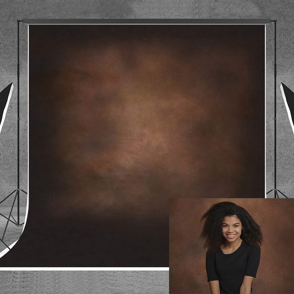 Allenjoy 8x8ft Abstract Brown Photography Backdrops Portrait Studio Headshots Photo Background Wedding Photoshoot Props