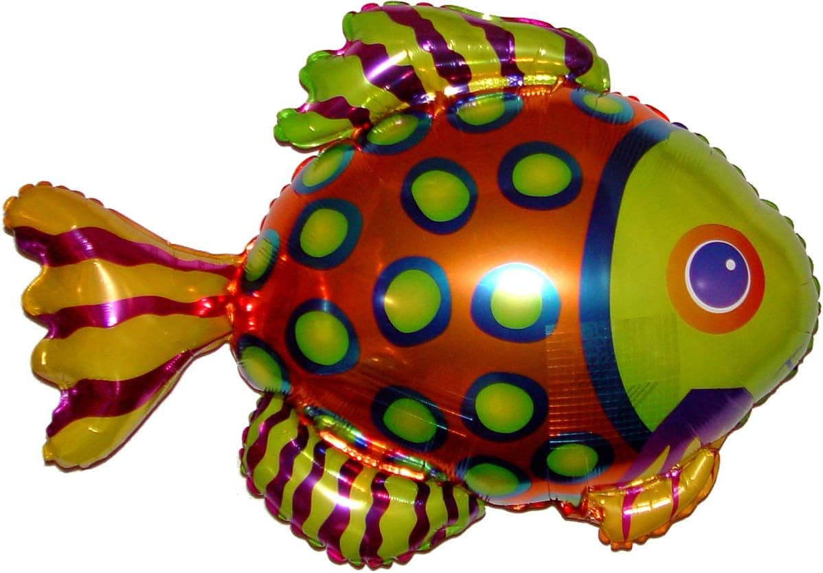 Space Pet Levitating Spotted Tropical Fish 33 inch Flying Floating Anti-Gravity Toy HOVERS in MID-AIR - Interactive & Educational String-less Pet Balloon for Kids & Adult Indoor Events