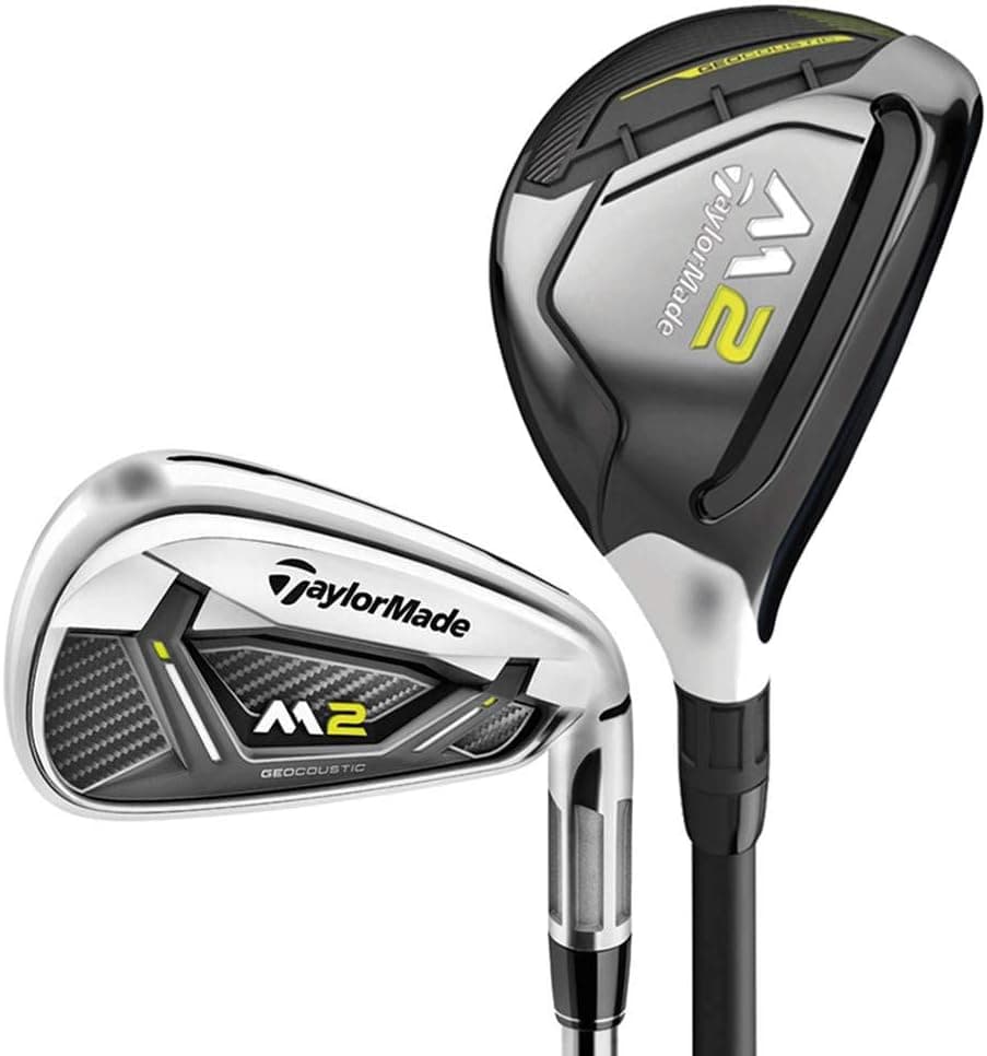 TaylorMade Women's M2 7PC Combo Set - Graphite-Right Hand-4,5 Hybrids + 6-PW-Graphite-Ladies
