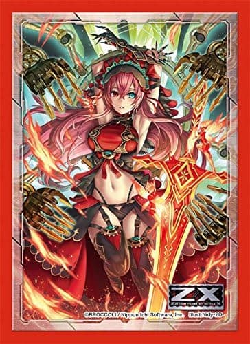 Broccoli Laevateinn Genesis Flash Six Z/X Ignition Card Game Character Sleeves Collection Zillions of Enemy X Anime Girl Illust. Nidy-2D-