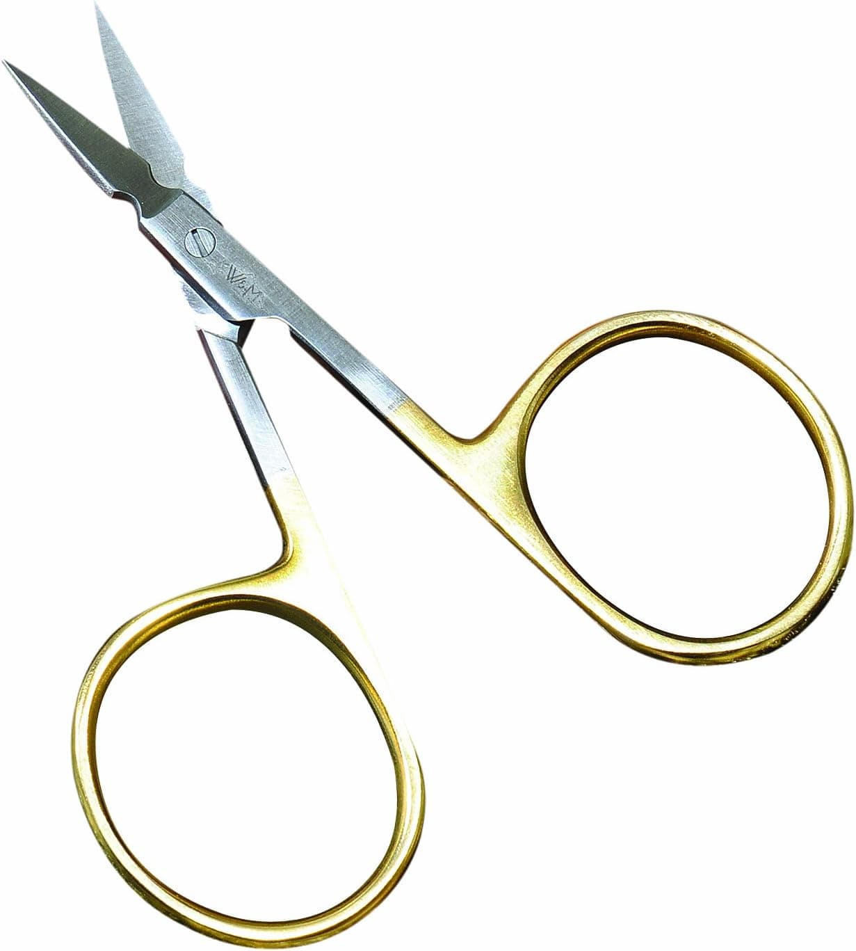 Wright & McGill Brass Finish Flat Arrow Scissors (Stainless Steel, 3.5-Inch)