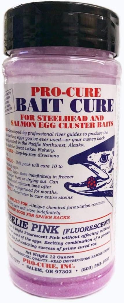 Pro-Cure Original Egg Cure, 12-Ounce, Steelie Pink